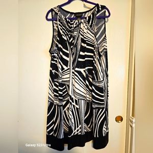 Lane Bryant faux sequin print sleevless dress